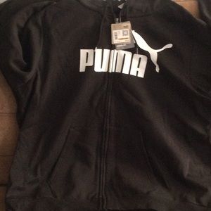 New Puma Mens Zip up Hoodie US Mens 4XL